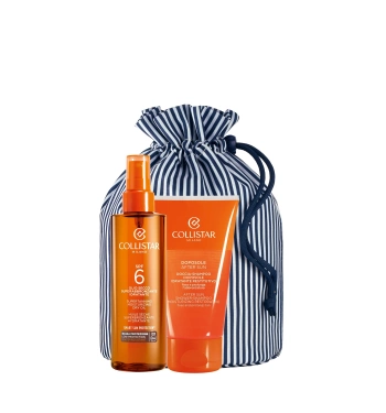 Collistar Supertanning Moisturizing Dry Oil Spf6 Gift Set