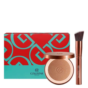 Silk Effect Bronzing Powder Earth Set 09 Shimmer Sun Crystals With Drop Brush