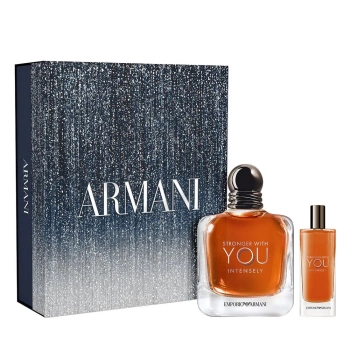 Armani Stronger With You Intensely Eau De Parfum Gift Set 2025