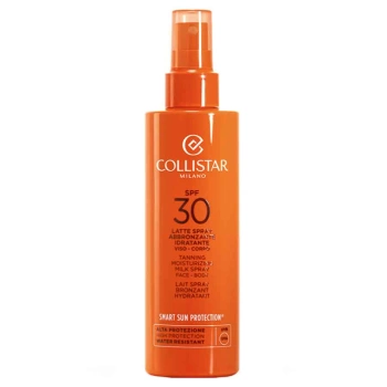 TANNING MOISTURIZING MILK SPRAY FACE-BODY SPF 30