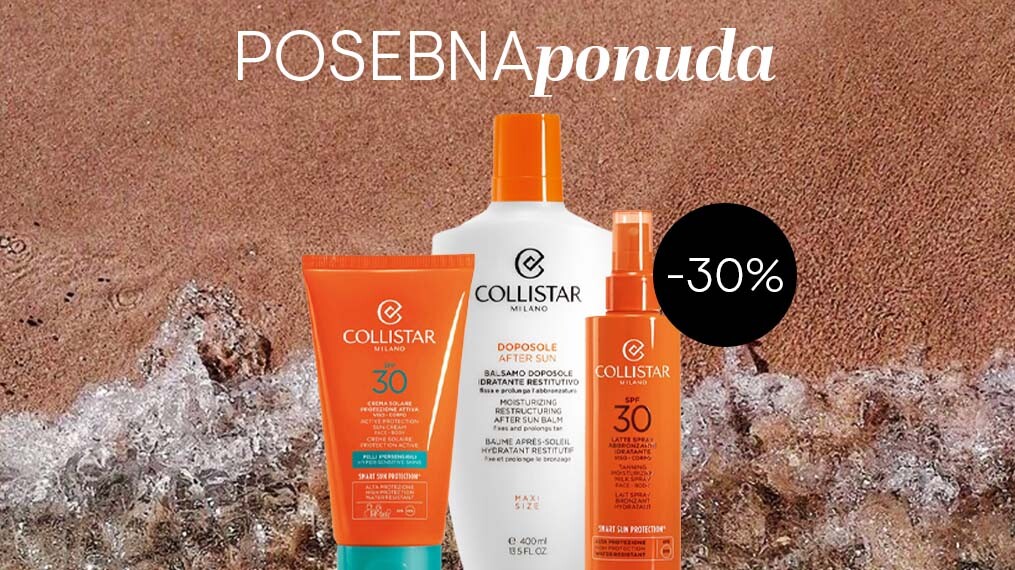 Uzmi -30% na Collistar proizvode za sunčanje