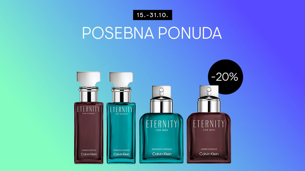 Otkrijte Calvin Klein mirise uz -20% popusta