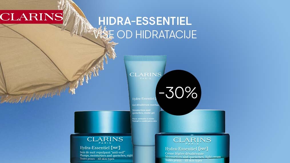Dubinska hidratacija i svježina s Clarins Hydra-Essentiel linijom!