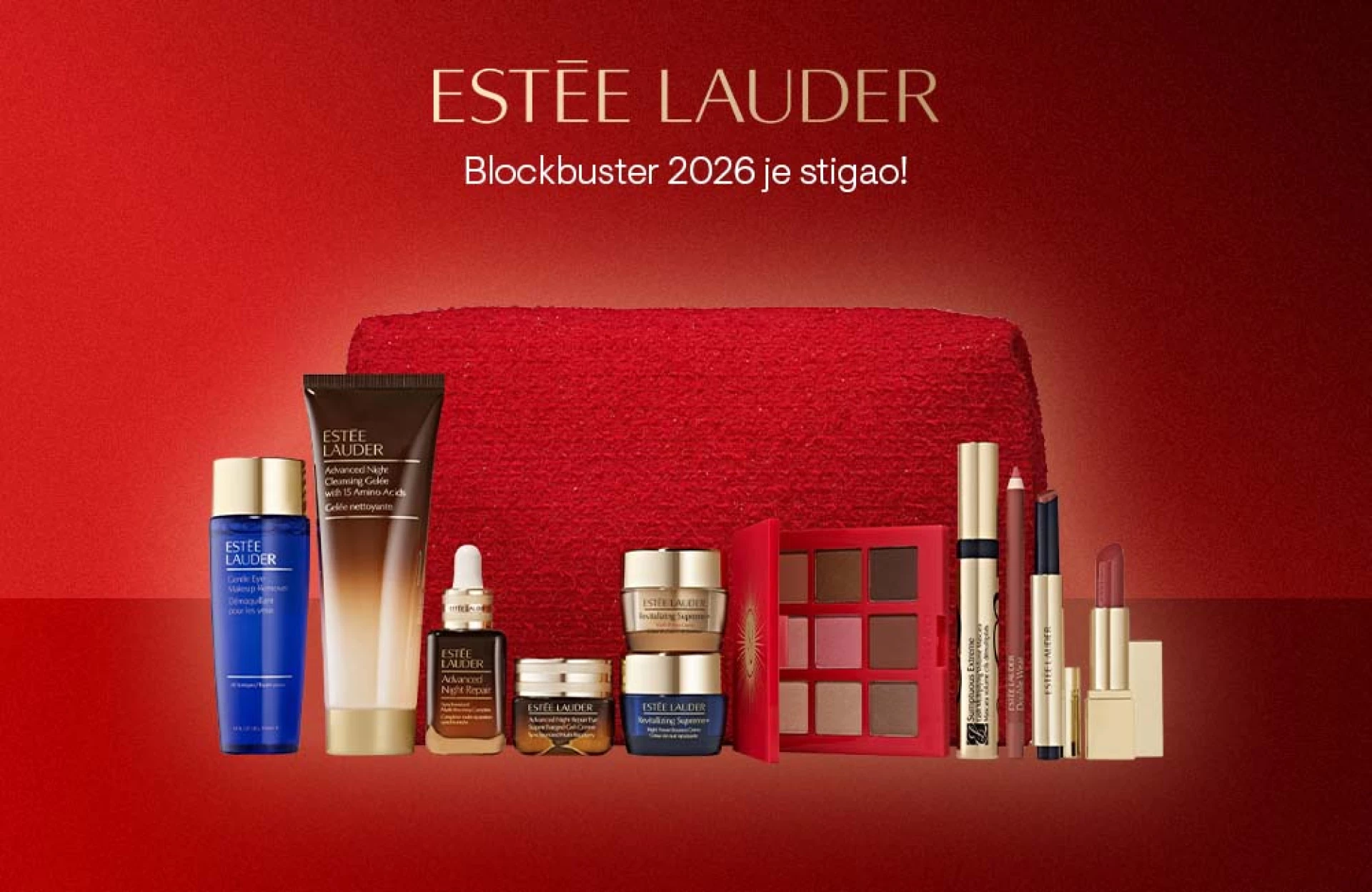 Estee Lauder Blockbuster sa 8+ proizvoda u stvarnoj militraži je stigao u Plazu!