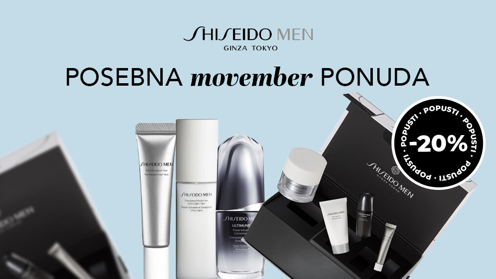 SHISEIDO MEN movember ponuda