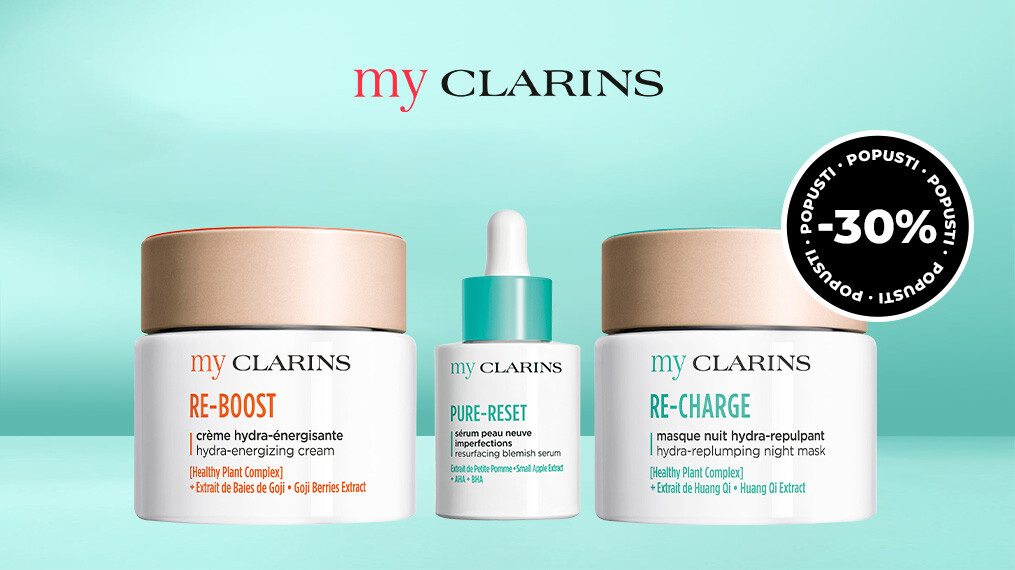 MyClarins -30% popusta | samo do isteka zaliha!